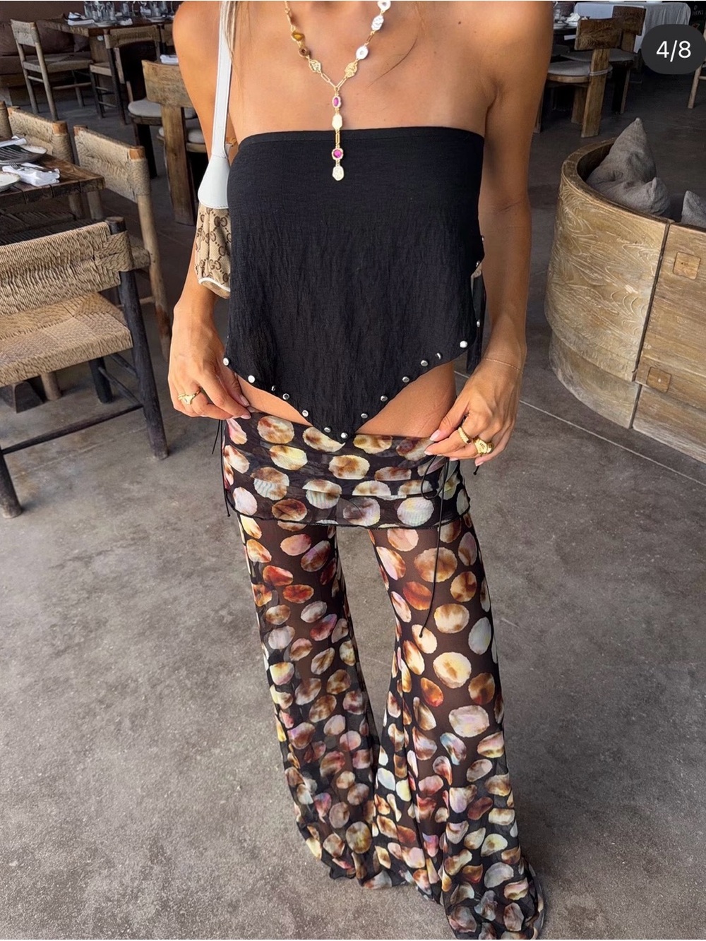 Insomnia Studio Mesh Trousers Moon